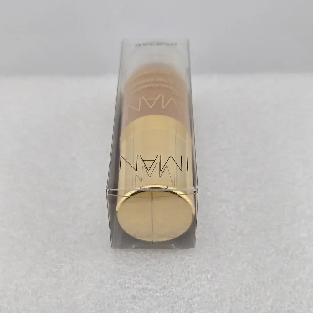 IMAN Luxury Concealing Foundation SAND 4 Set Of 2 NIB Sealed Paraben Free 0.5 oz